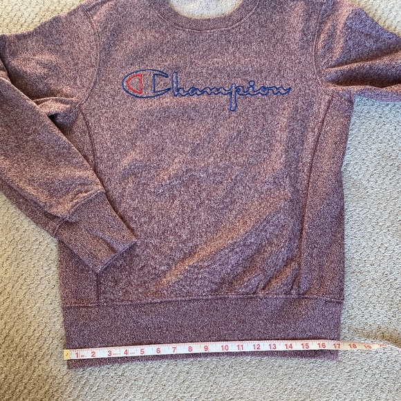 Champion Reverse Weave crewneck sweatshirt purple Medium - Picture 10 of 13